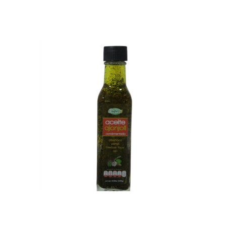 Aceite de ajonjolí condimentado (albahaca,perejil,hierbas finas,ajo) 235gr.