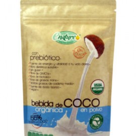 Bebida de coco orgánica en polvo natural 150gr. (vegan, sin gluten)