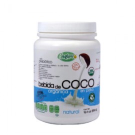 Bebida de coco orgánica en polvo natural 550gr(vegan, sin gluten)