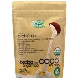 Bebida de coco orgánica en polvo sabor vainilla 150gr (vegan, sin gluten)