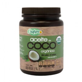 Aceite de coco sin olor ni sabor orgánico 1l.