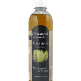 Shampoo Artesanal biodegradable Árbol de té 500ml. (cabello graso, caspa).