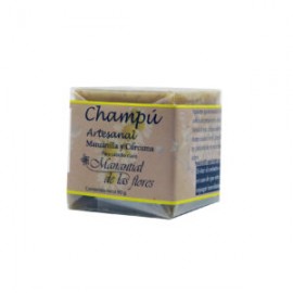 Shampoo artesanal en barra Manzanilla 90gr. (cabello cabello delgado y débil)