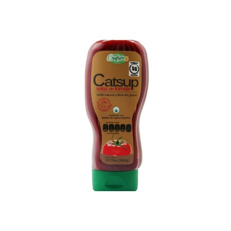 Catsup (sin gluten) endulzada con jarabe de agave orgánico